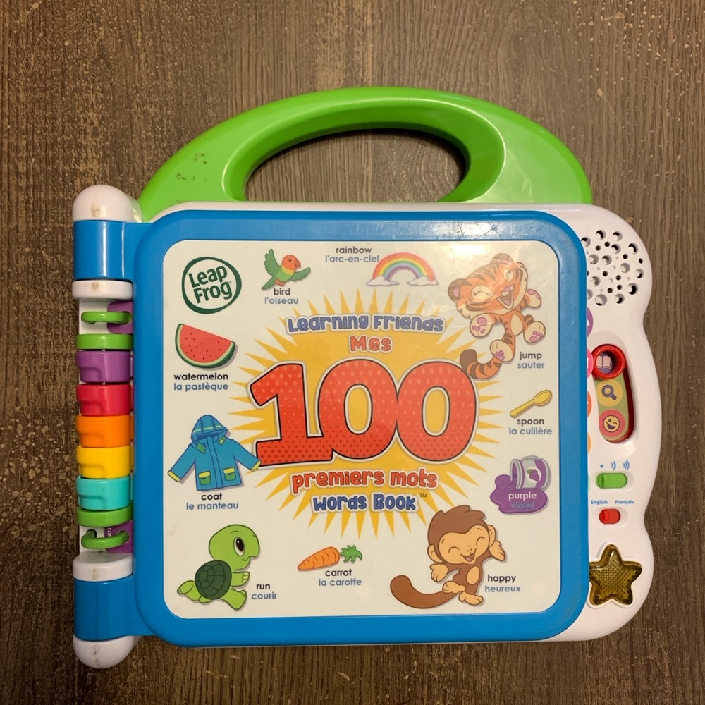 Learning Friends 100 Words Book - Green and Multicolor